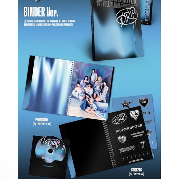 BABYMONSTER 1st Full Album [DRIP] Set - Picture 5 of 5